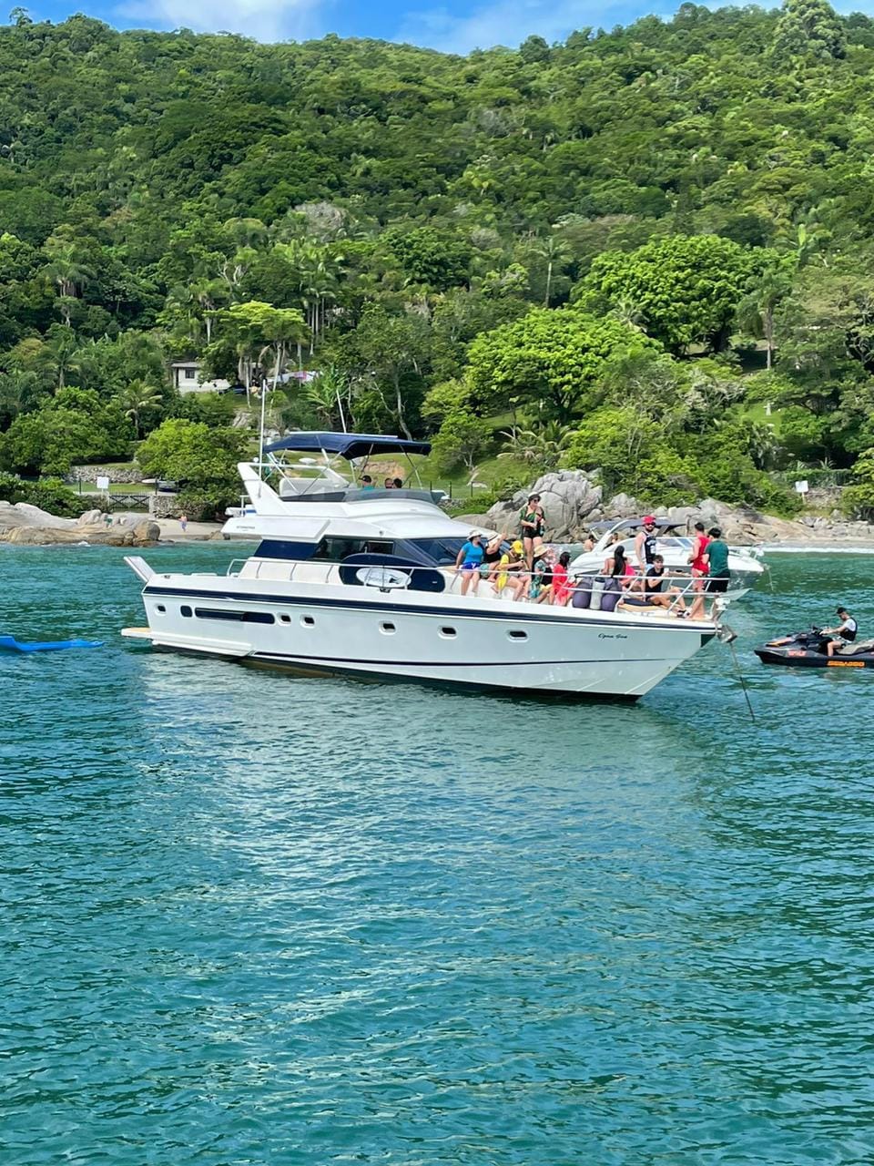 Iate Intermarine 500 – vista externa – Iate Caixa D'Aço